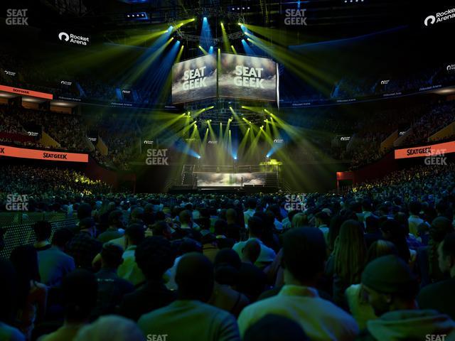 Rocket Arena - Section Floor 6 Seat View Rocket Arena - Section Floor 6 Seat View