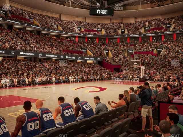 Rocket Arena - Section Floor 9 Seat View Rocket Arena - Section Floor 9 Seat View