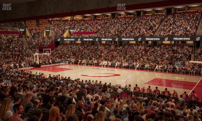 Rocket Arena - Section Founders Suite 4 Seat View