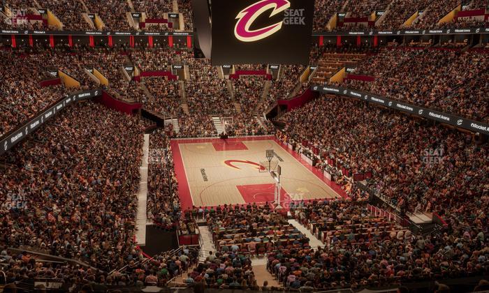 Rocket Arena - Section Lounge Box 6 Seat View