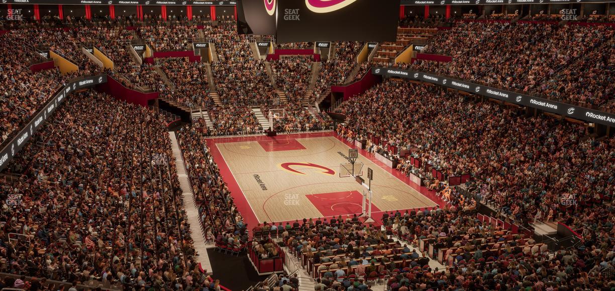 Rocket Arena - Section Lounge Box 7 Seat View