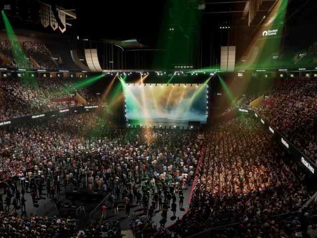 Rocket Arena - Section Lounge Box 7 Seat View