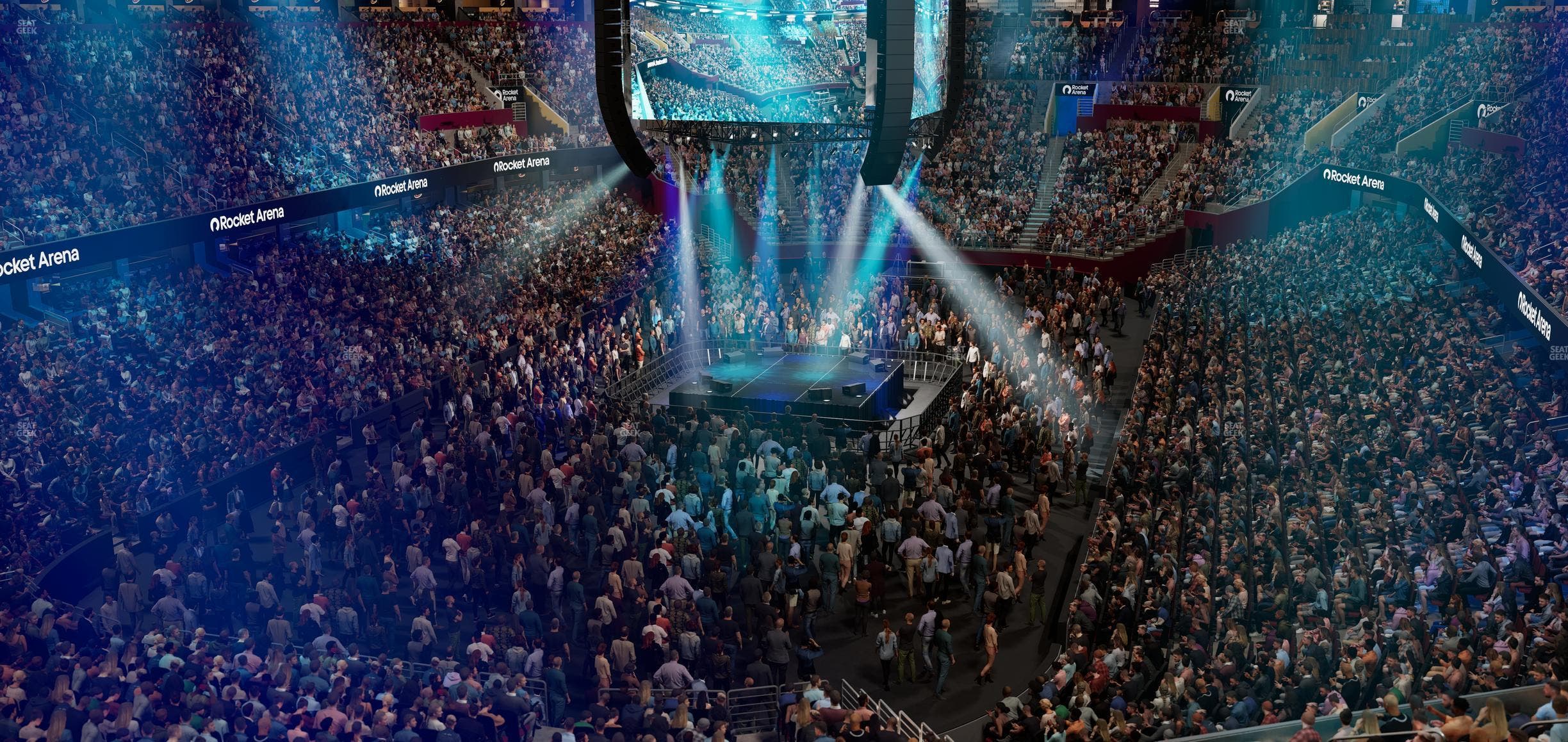 Rocket Arena - Section Lounge Box 7 Seat View