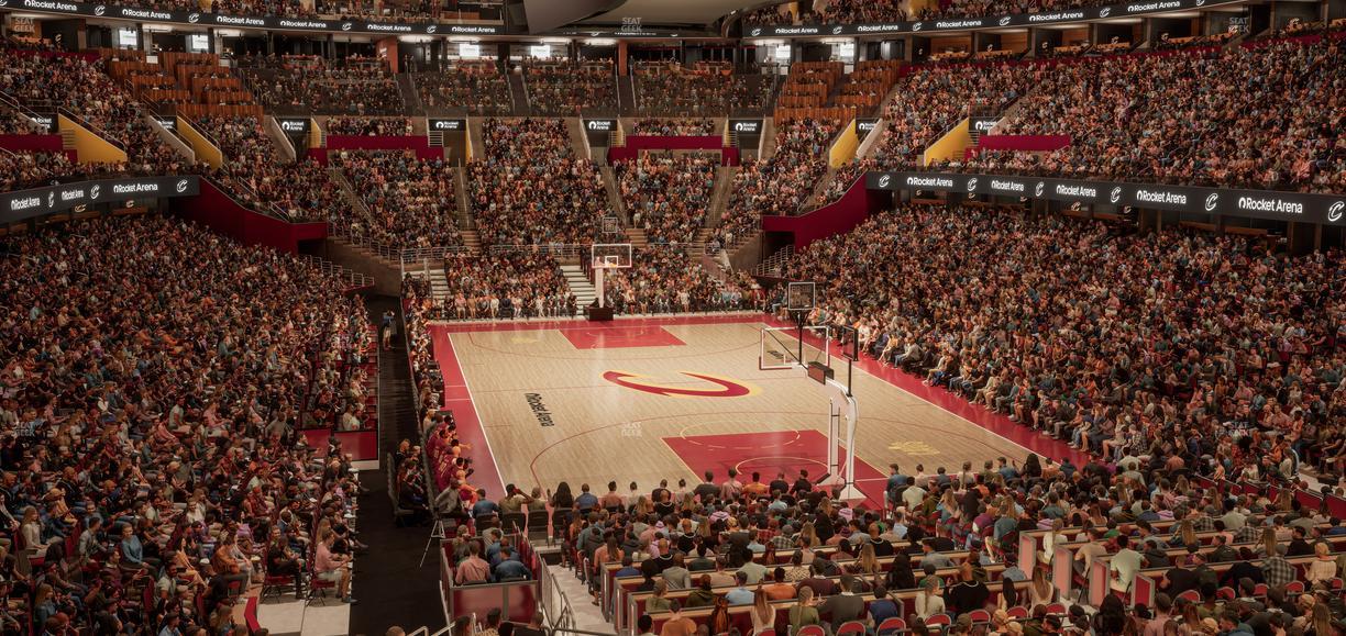 Rocket Arena - Section Mezzanine 102 Seat View