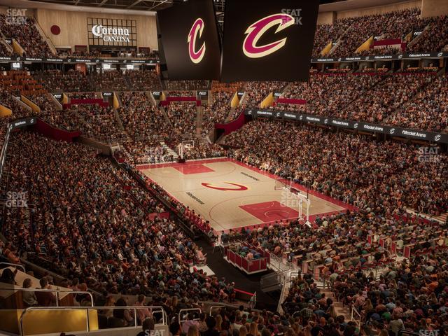 Rocket Arena - Section Mezzanine 103 Seat View Rocket Arena - Section Mezzanine 103 Seat View