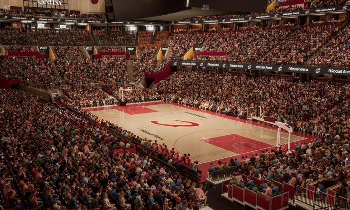 Rocket Arena - Section Mezzanine 104 Seat View