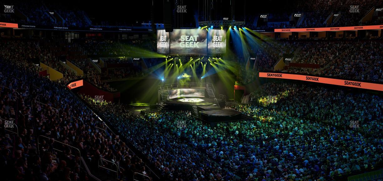 Rocket Arena - Section Mezzanine 104 Seat View