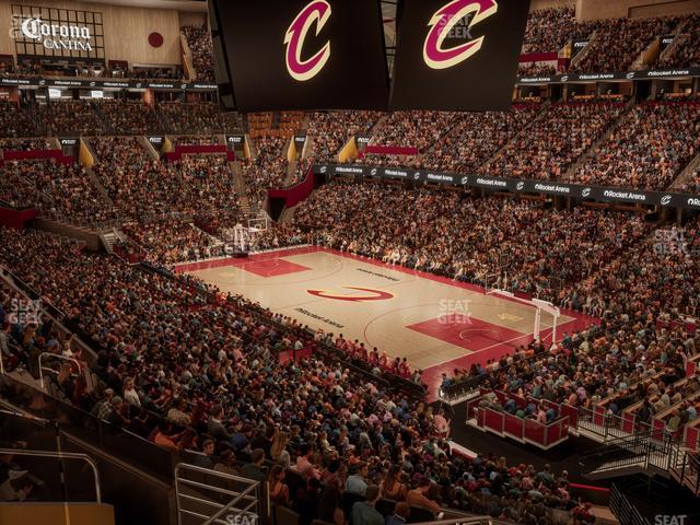 Rocket Arena - Section Mezzanine 104 Seat View Rocket Arena - Section Mezzanine 104 Seat View