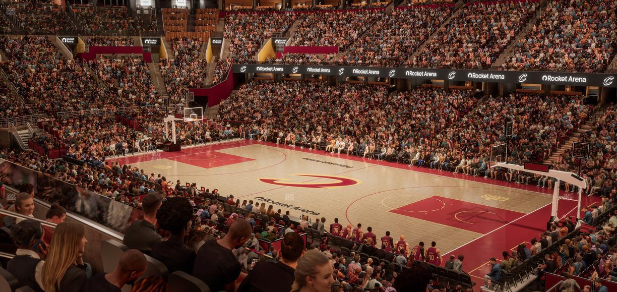 Rocket Arena - Section Mezzanine 105 Seat View