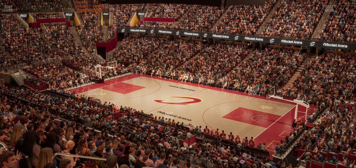 Rocket Arena - Section Mezzanine 105 Seat View