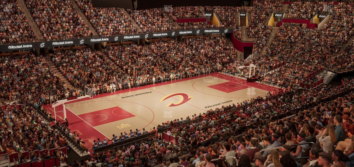 Rocket Arena - Section Mezzanine 110 Seat View