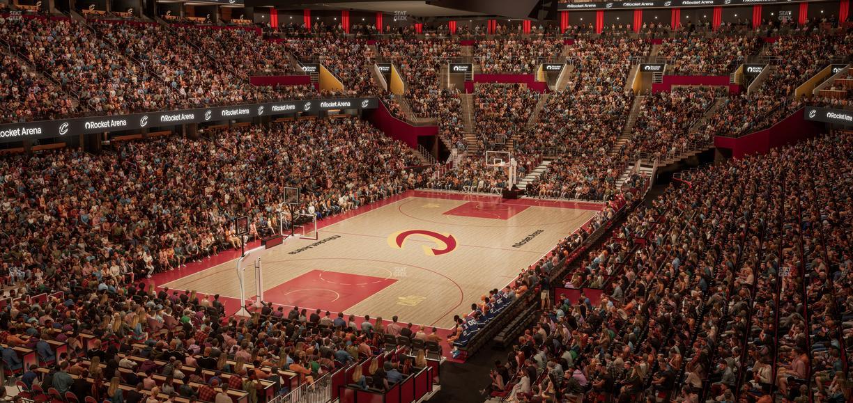 Rocket Arena - Section Mezzanine 112 Seat View