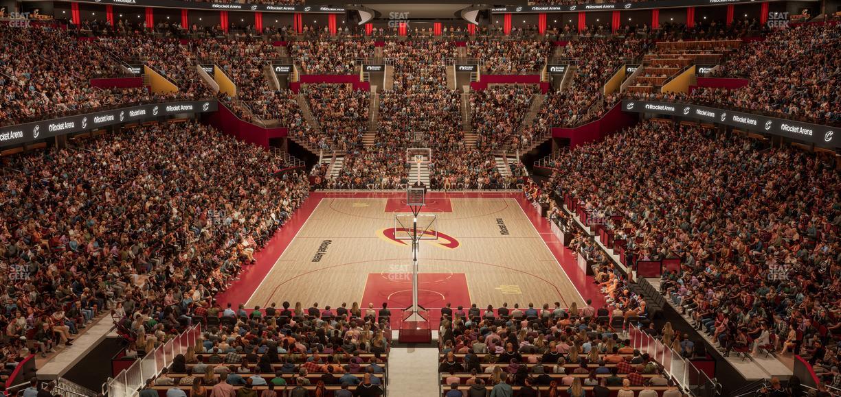 Rocket Arena - Section Mezzanine 114 Seat View
