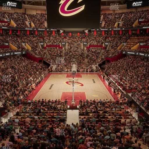 Rocket Arena - Section Mezzanine 114 Seat View