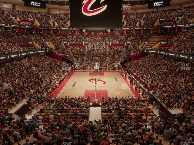 Rocket Arena - Section Mezzanine 114 Seat View Rocket Arena - Section Mezzanine 114 Seat View