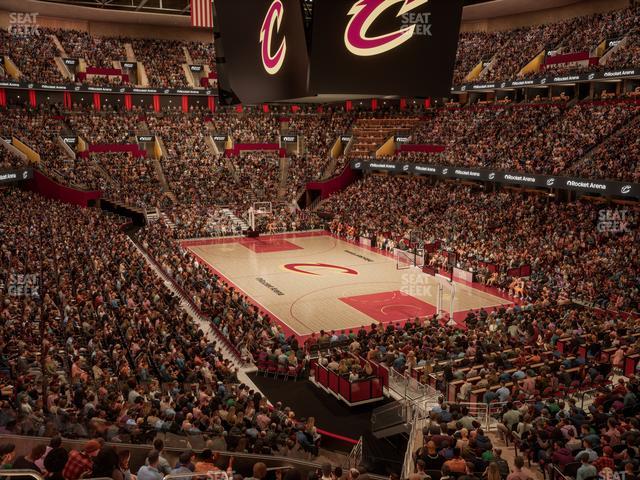 Rocket Arena - Section Mezzanine 116 Seat View Rocket Arena - Section Mezzanine 116 Seat View