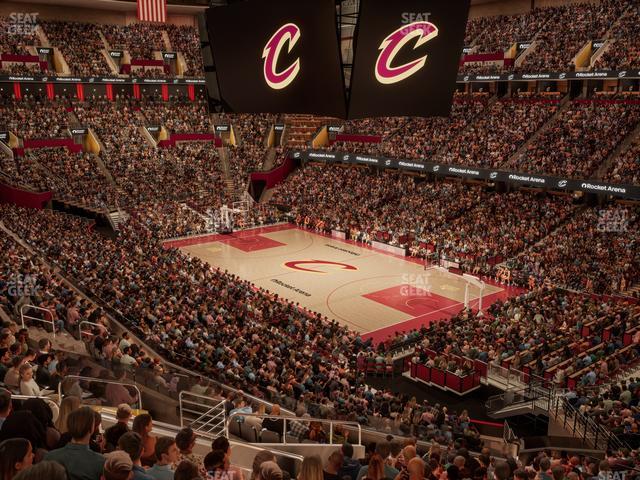 Rocket Arena - Section Mezzanine 117 Seat View Rocket Arena - Section Mezzanine 117 Seat View