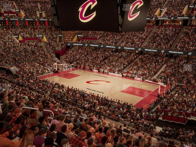 Rocket Arena - Section Mezzanine 118 Seat View Rocket Arena - Section Mezzanine 118 Seat View