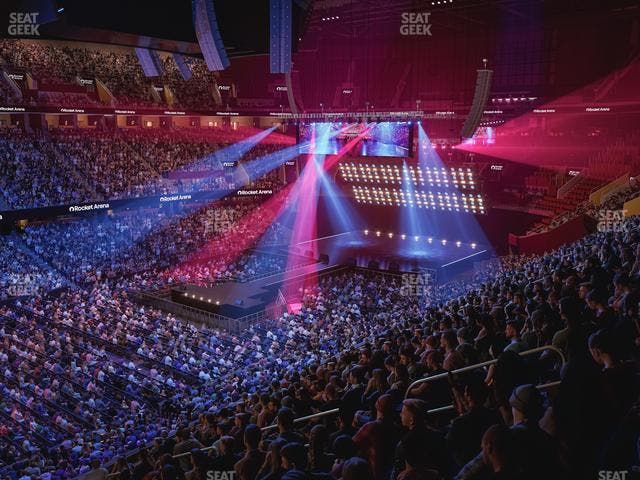 Rocket Arena - Section Mezzanine 123 Seat View