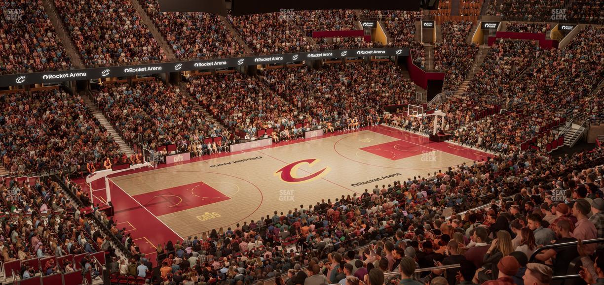 Rocket Arena - Section Mezzanine 123 Seat View