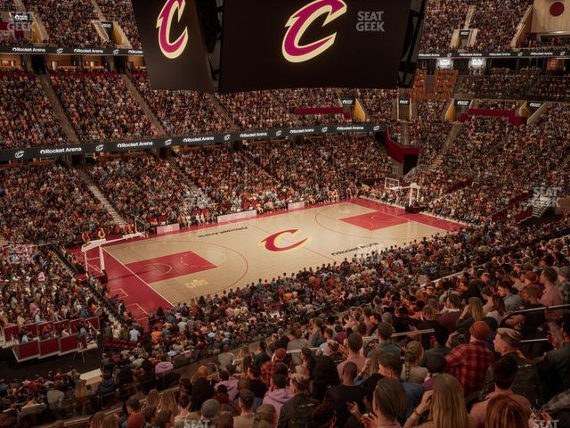 Rocket Arena - Section Mezzanine 123 Seat View Rocket Arena - Section Mezzanine 123 Seat View