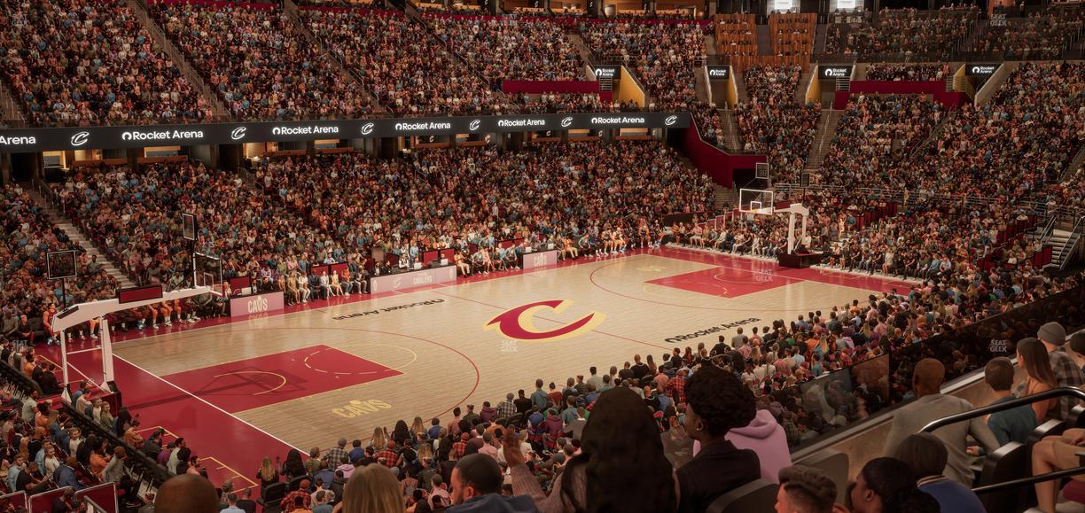 Rocket Arena - Section Mezzanine 123 Seat View