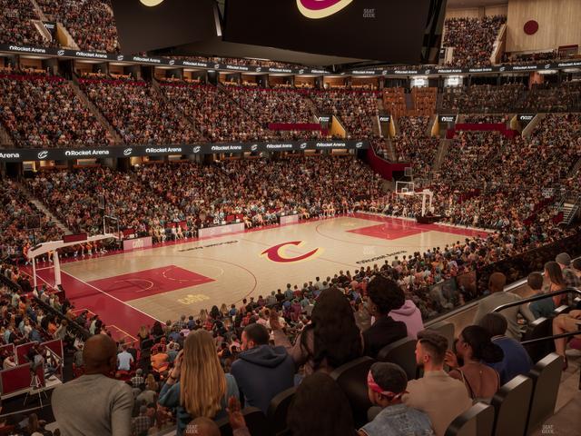 Rocket Arena - Section Mezzanine 123 Seat View