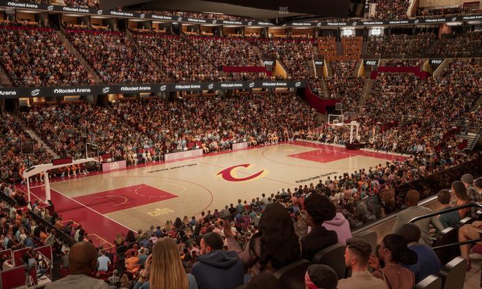 Rocket Arena - Section Mezzanine 123 Seat View