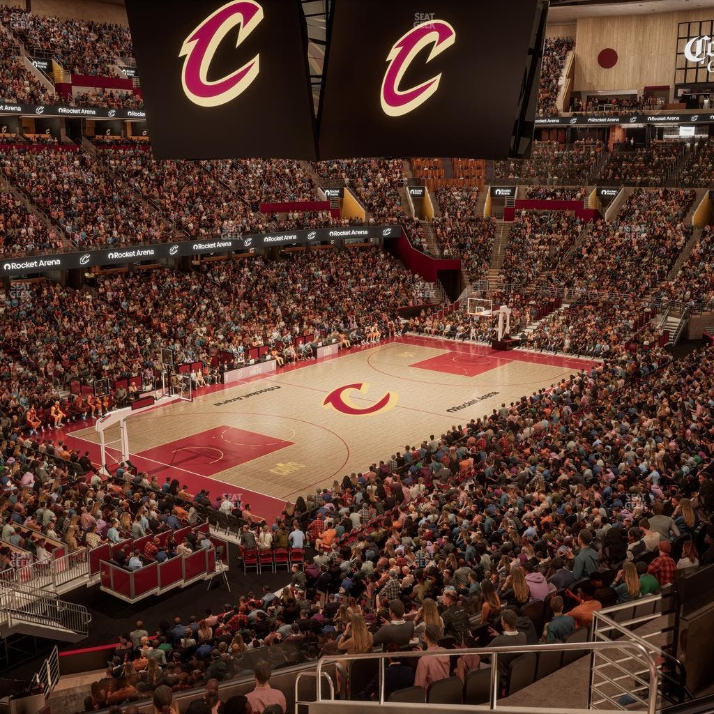 Rocket Arena - Section Mezzanine 124 Seat View