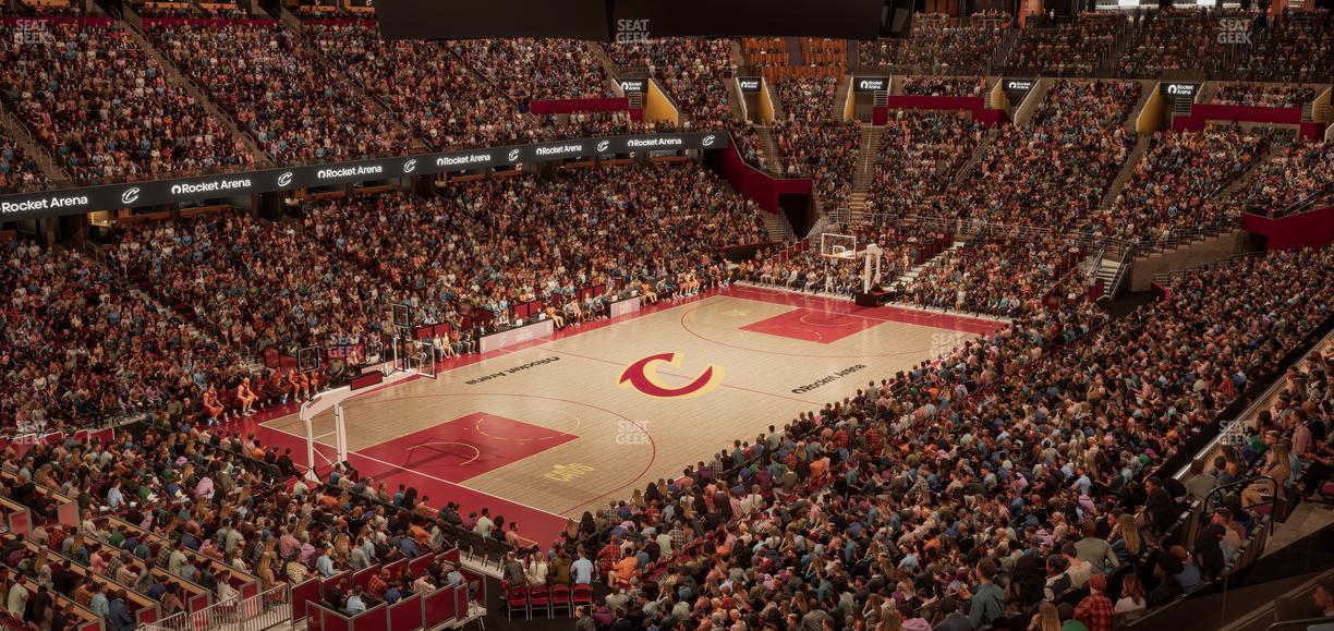 Rocket Arena - Section Mezzanine 124 Seat View