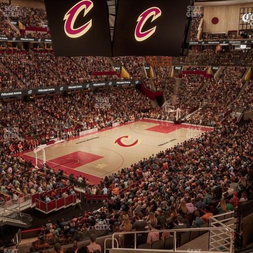 Rocket Arena - Section Mezzanine 124 Seat View