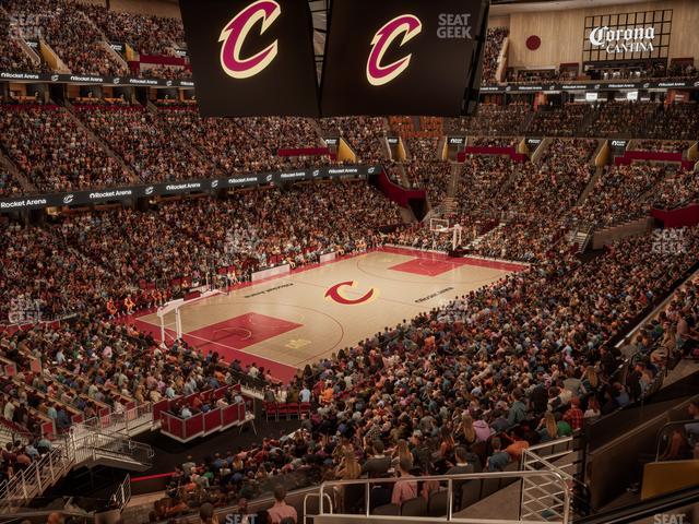 Rocket Arena - Section Mezzanine 124 Seat View Rocket Arena - Section Mezzanine 124 Seat View