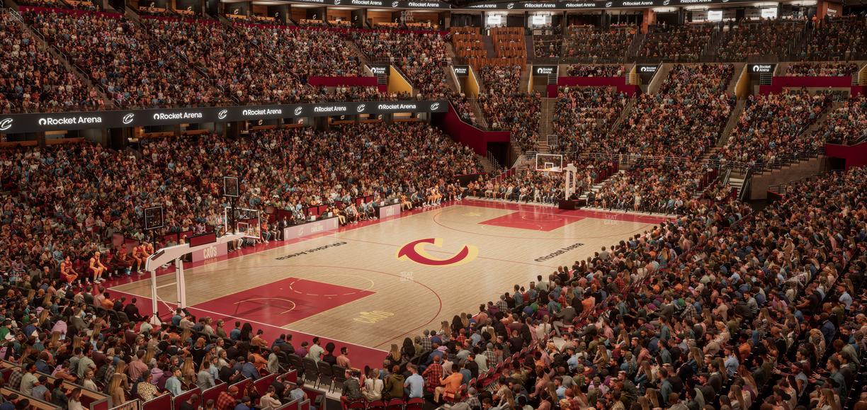Rocket Arena - Section Mezzanine 124 Seat View