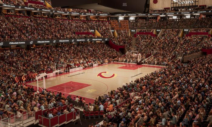 Rocket Arena - Section Mezzanine 124 Seat View