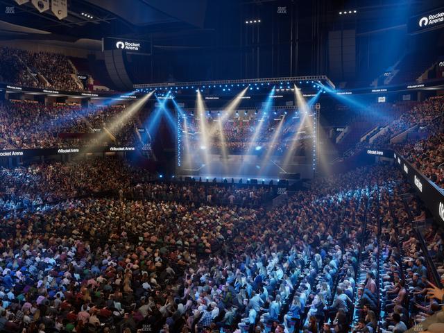 Rocket Arena - Section Mezzanine 124 Seat View