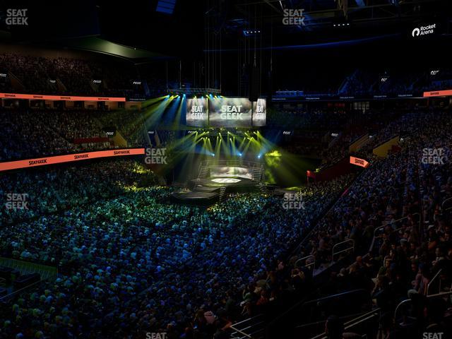 Rocket Arena - Section Mezzanine 124 Seat View Rocket Arena - Section Mezzanine 124 Seat View