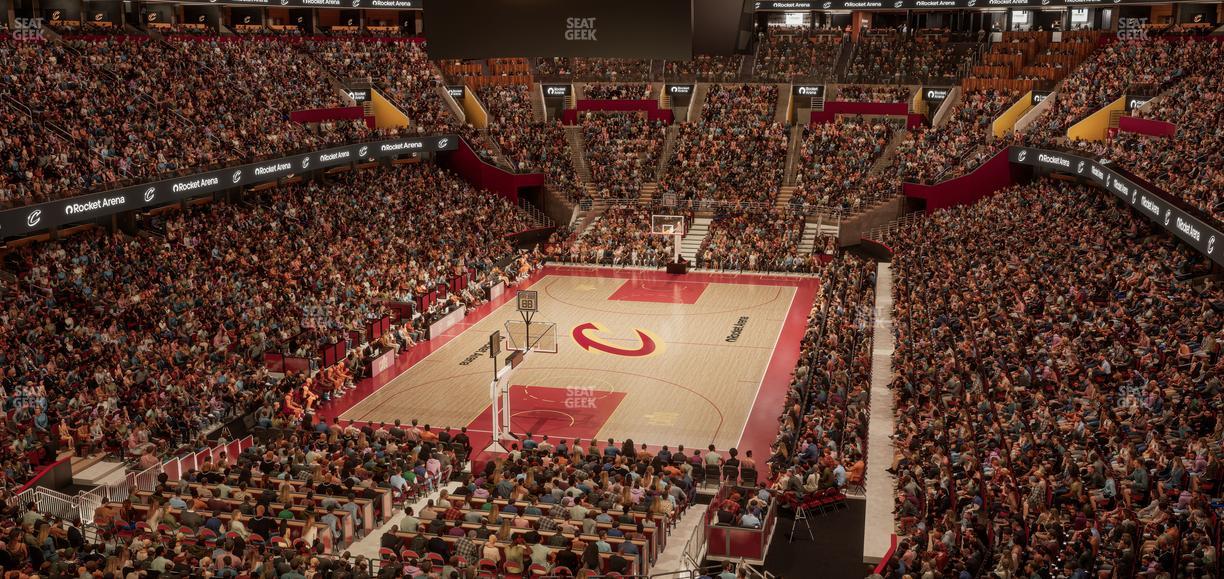 Rocket Arena - Section Mezzanine 126 Seat View