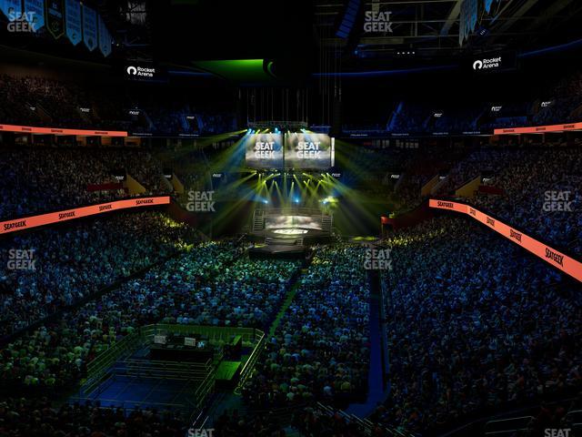 Rocket Arena - Section Mezzanine 126 Seat View Rocket Arena - Section Mezzanine 126 Seat View