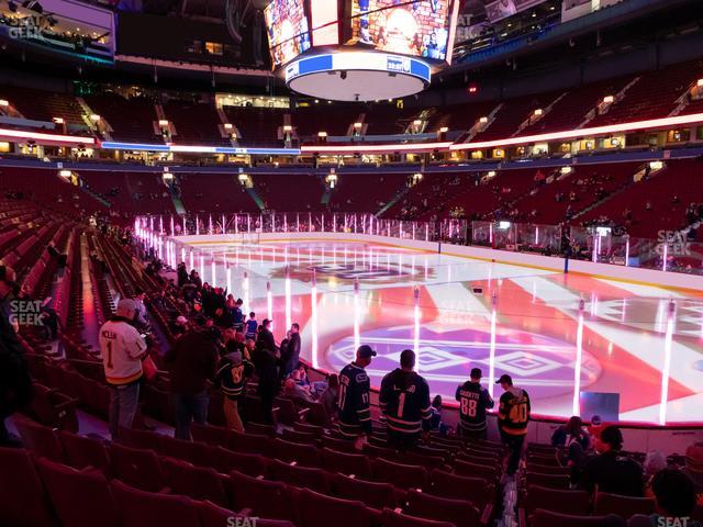 Rogers Arena - Section 102 Seat View
