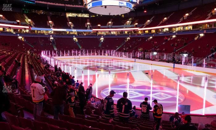 Rogers Arena - Section 102 Seat View
