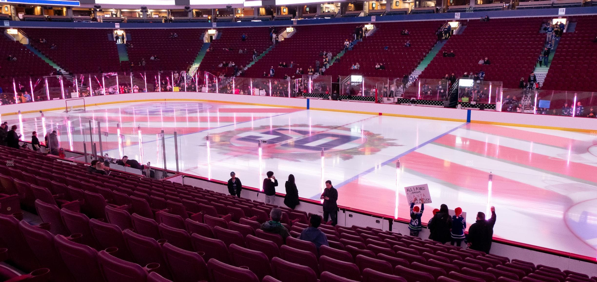 Rogers Arena - Section 104 Seat View