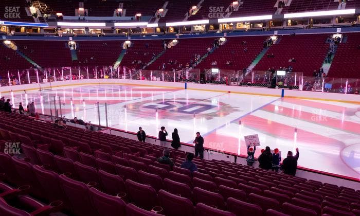 Rogers Arena - Section 104 Seat View