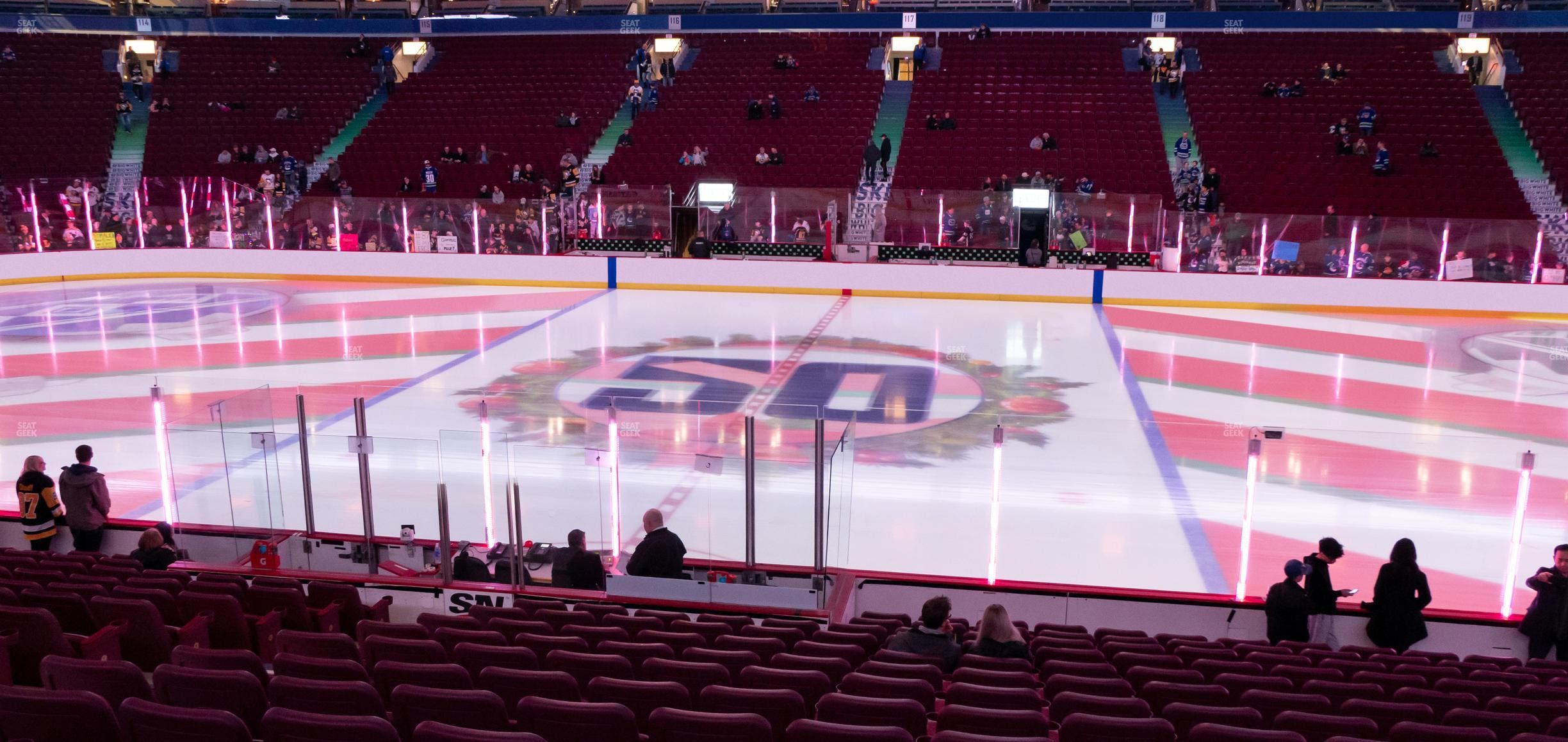 Rogers Arena - Section 105 Seat View