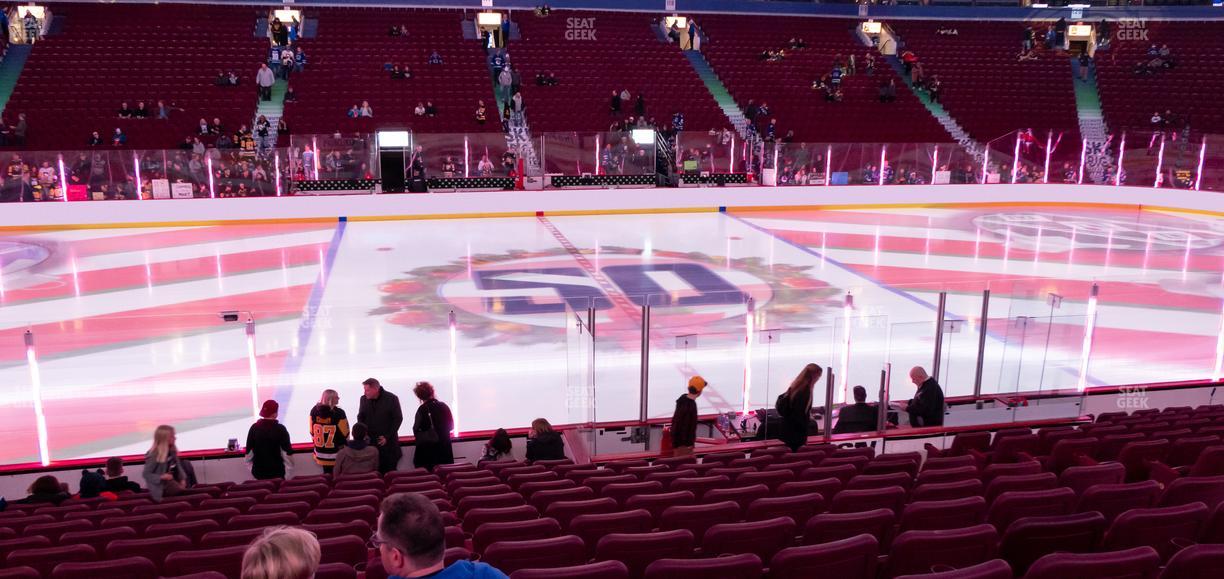 Rogers Arena - Section 106 Seat View