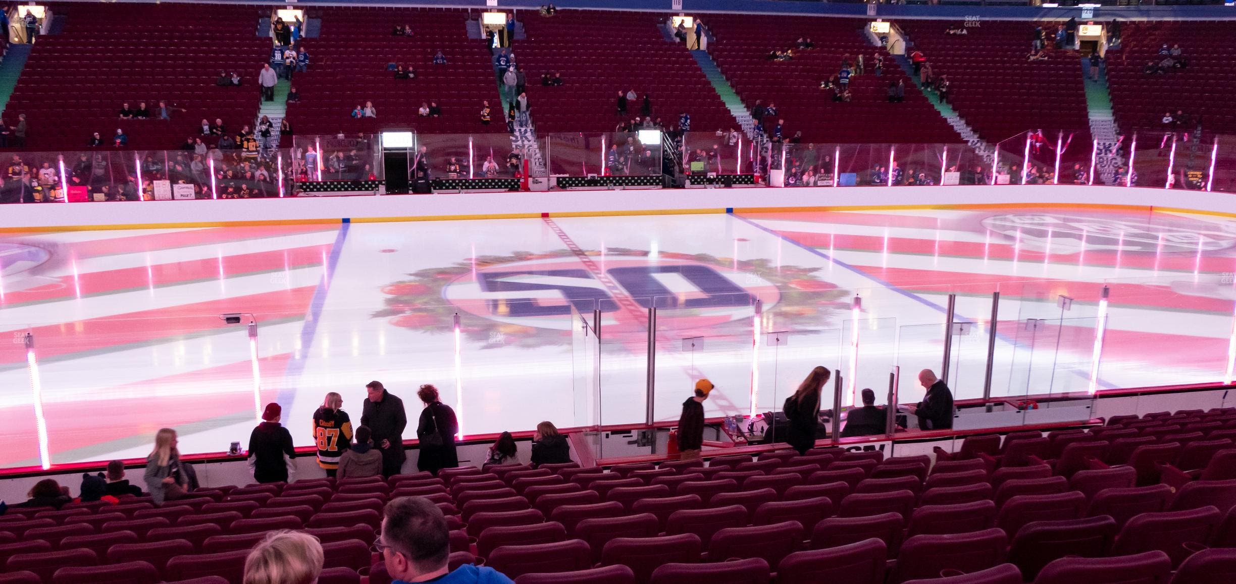 Rogers Arena - Section 106 Seat View