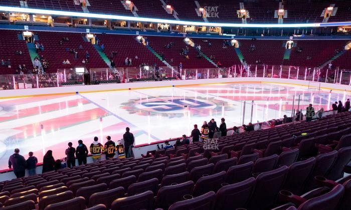 Rogers Arena - Section 107 Seat View