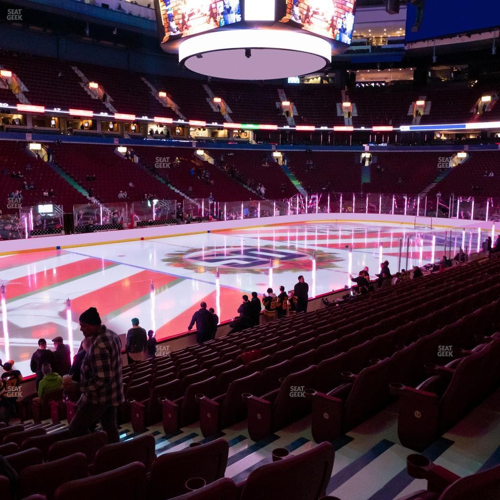 Rogers Arena - Section 108 Seat View