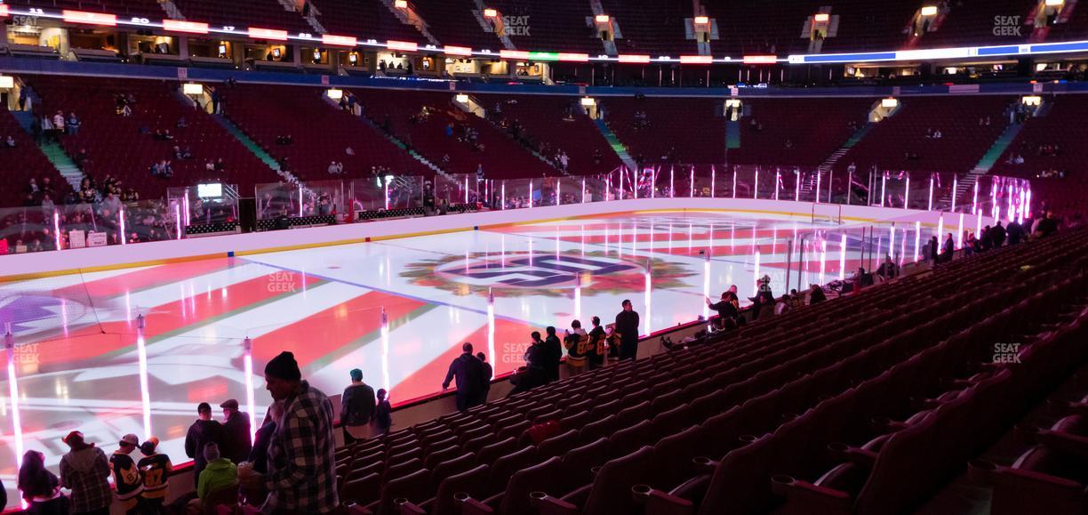 Rogers Arena - Section 108 Seat View
