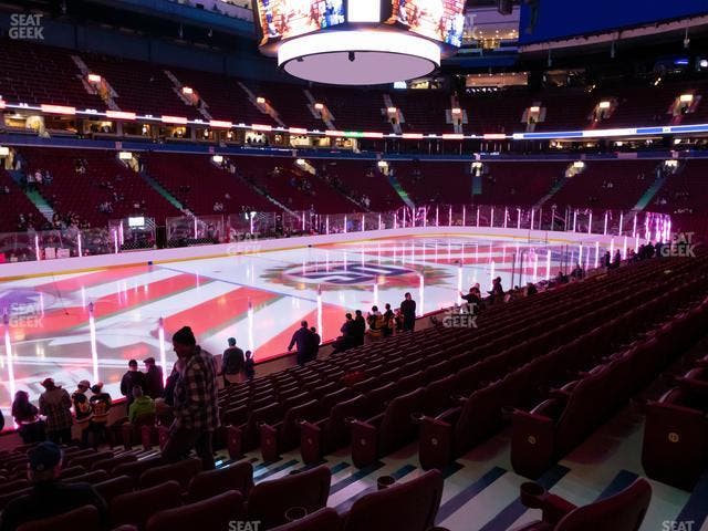 Rogers Arena - Section 108 Seat View