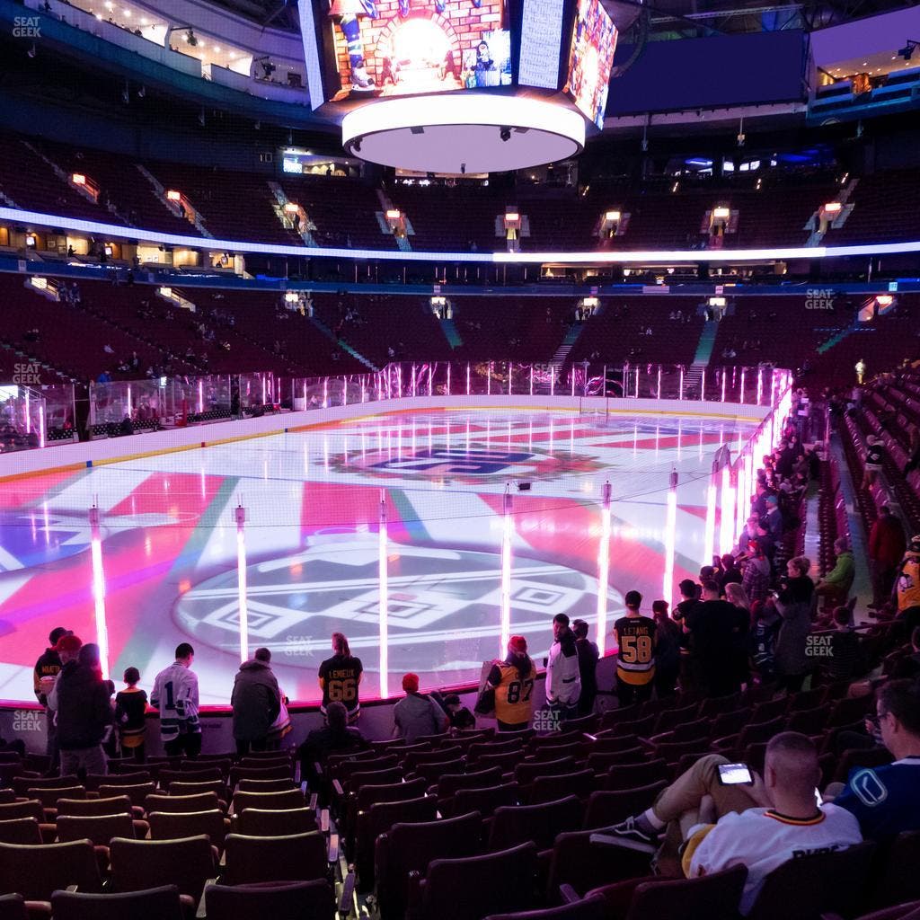 Rogers Arena - Section 110 Seat View